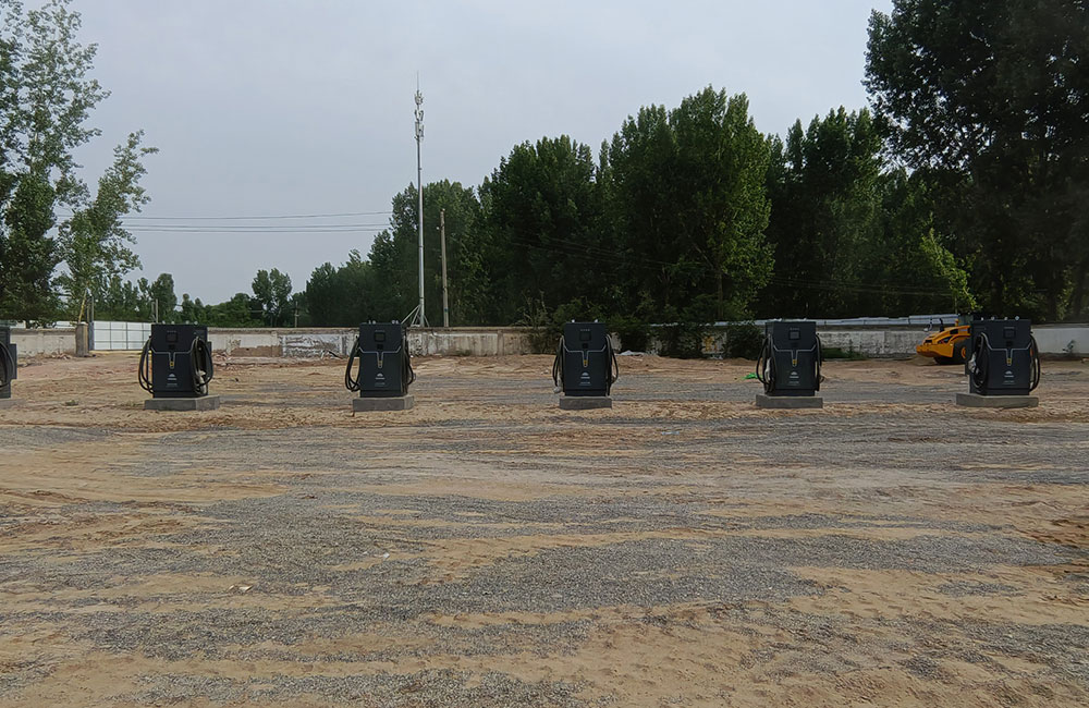 Battery Electric Engineering Vehicle Charging Station of Weilang Construction  Engineering in Zhengzhou, Henan