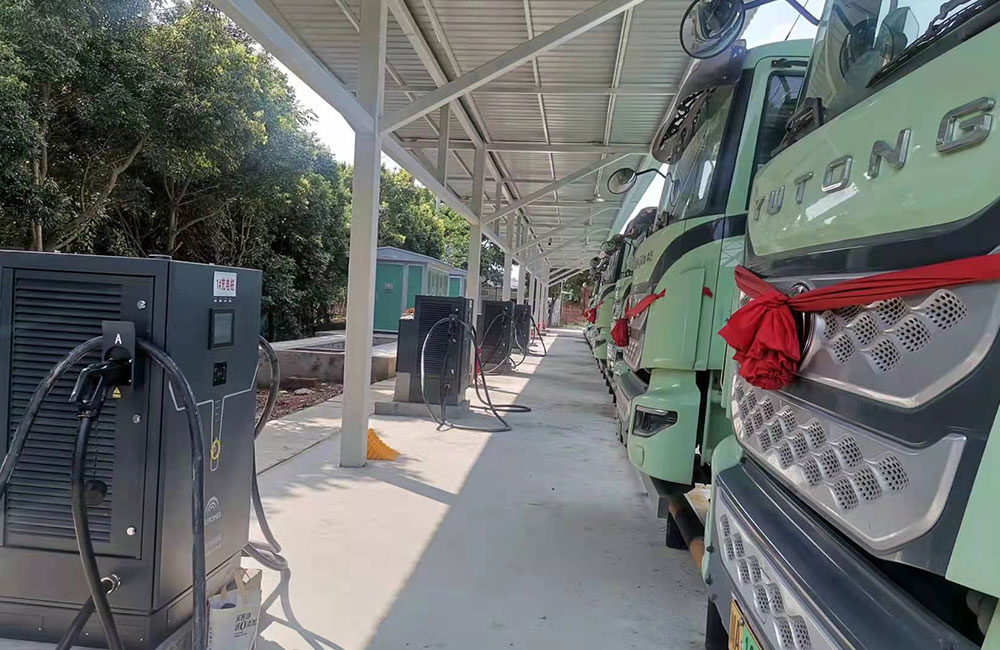 Battery Electric Engineering Vehicle Charging Station of Yulinglong in Chengdu, Sichuan